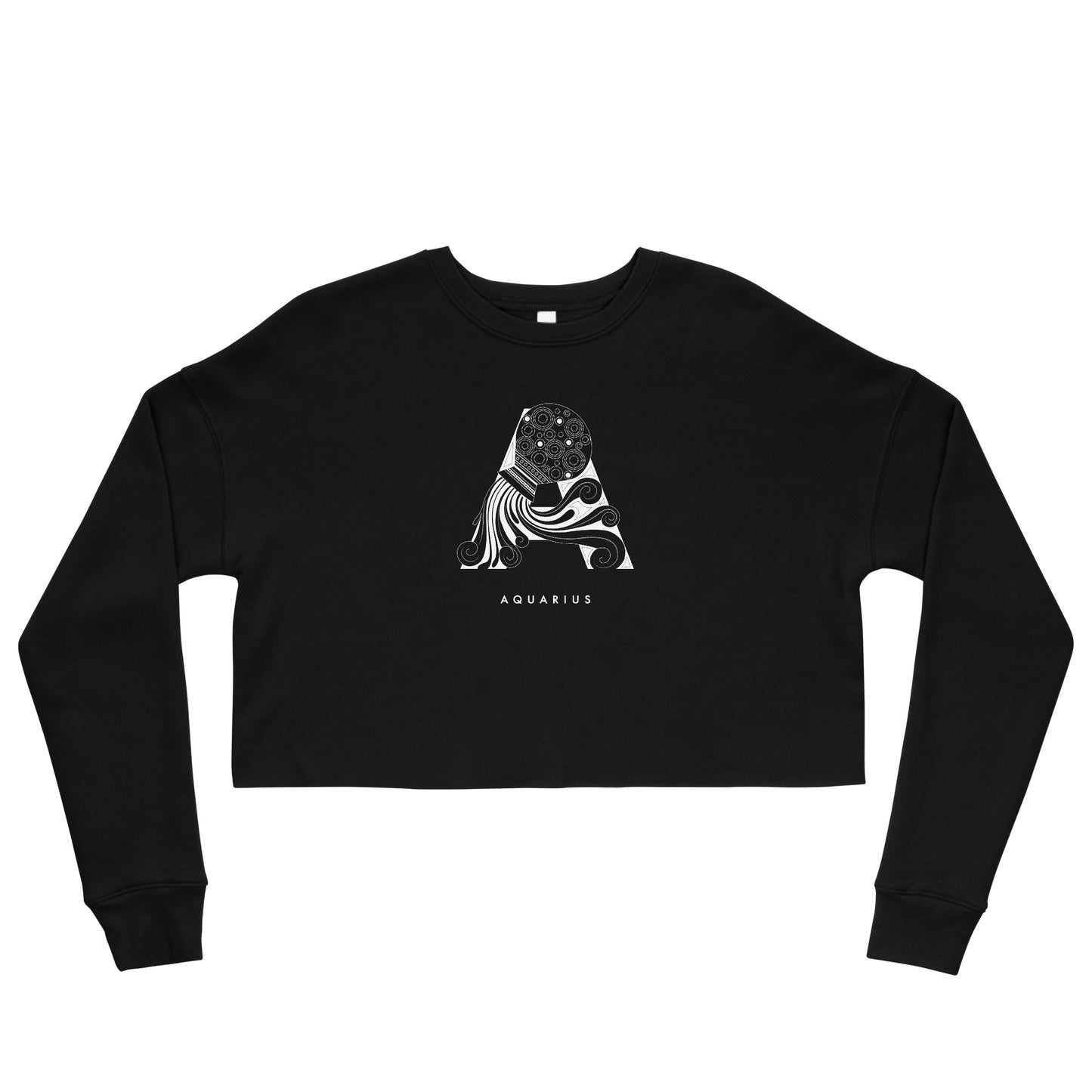 A is for Aquarius - Crop Sweatshirt