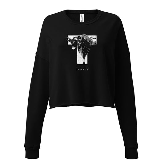 T is for Taurus - Crop Sweatshirt