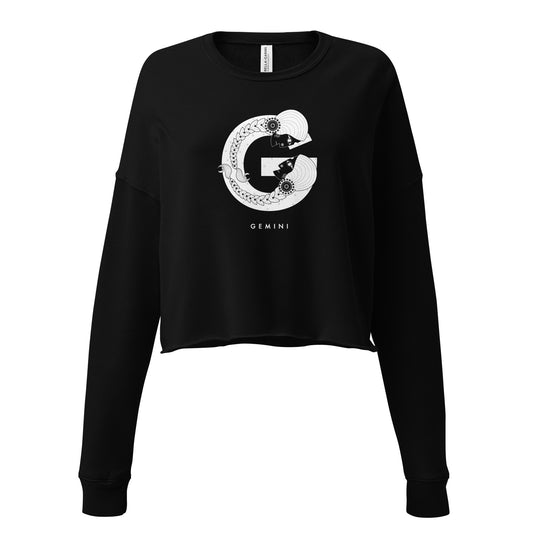 G is for Gemini - Crop Sweatshirt