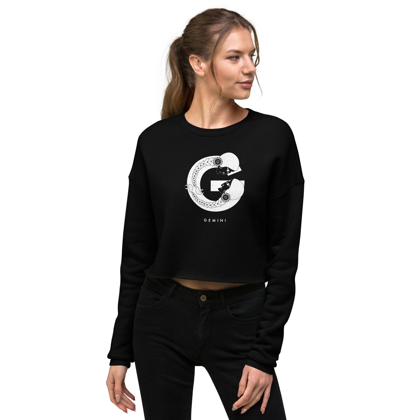 G is for Gemini - Crop Sweatshirt