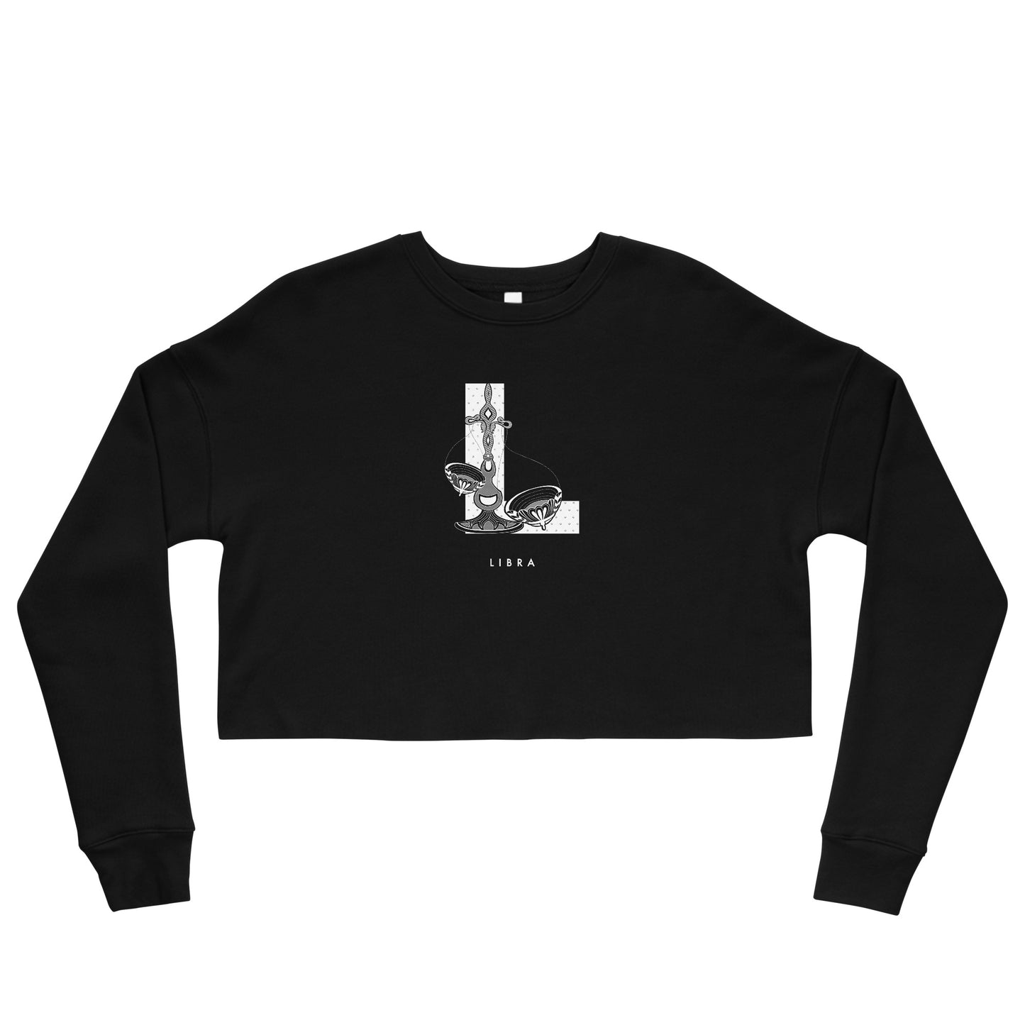 L is for Libra - Crop Sweatshirt