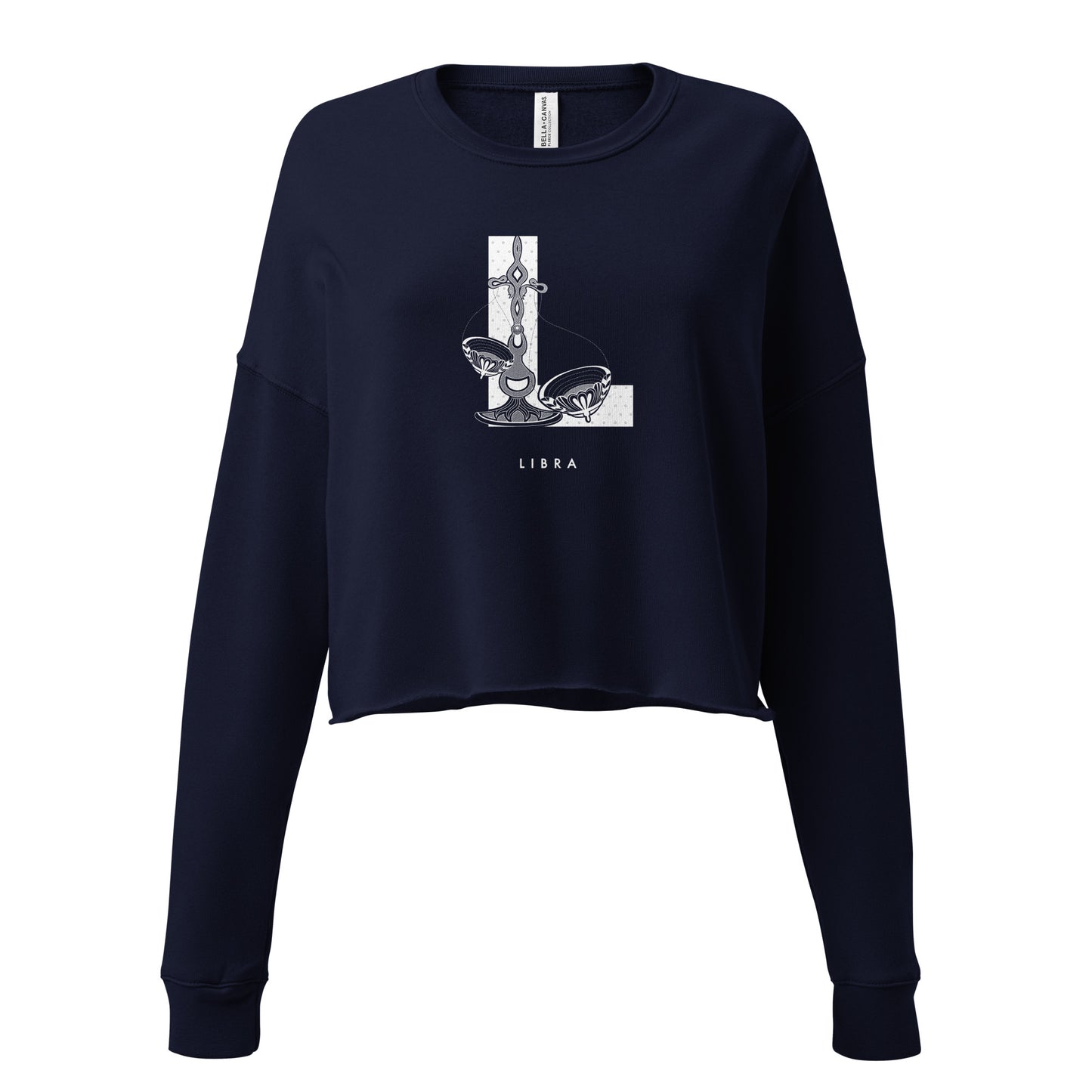 L is for Libra - Crop Sweatshirt